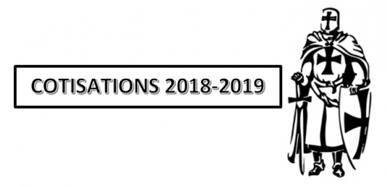 Cotisations saison 2018 – 2019