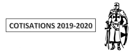 Cotisations saison 2019 – 2020